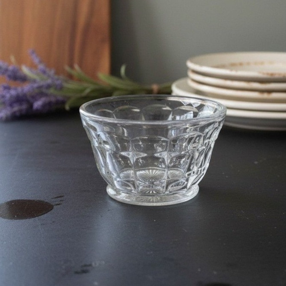 Indiana Glass Constellation Mayonnaise Bowl, Vintage‎ Serving Dish, Tableware